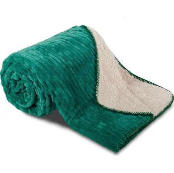 deka Sleep-well Deka OVEČKA® - Manžestr 150x200cm - SMARAGDOVÁ ZELENÁ
