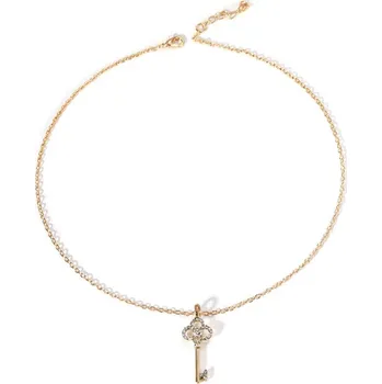 Náhrdelník  Náhrdelník klíč s kamínky – elegantní šperk pro ženy a symbol lásky