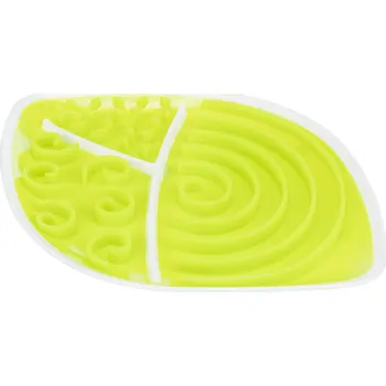 Miska pro psa Lick´n´Snack LIST - talíř k pomalému krmení, 28 x 21 cm, TPR/plast