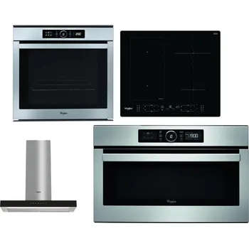 Set domácích spotřebičů WHIRLPOOL ABSOLUTE AKZM 8480 IX + WHIRLPOOL WL B8160 NE + WHIRLPOOL WHBS 62F LT K + WHIRLPOOL ABSOLUTE AMW 730 IX