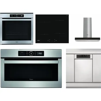 Set domácích spotřebičů WHIRLPOOL ABSOLUTE AKZM 8480 IX + WHIRLPOOL WS Q2760 BF + WHIRLPOOL WHBS 62F LT K + WHIRLPOOL ABSOLUTE AMW 730 IX + WHIRLPOOL WSBO 3O34 PF X