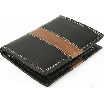 Peněženka Arwel Pánská kožená peněženka - česká výroba; černá