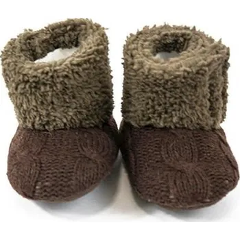 Capáčky Pidilidi Kojenecké capáčky zimní hnědé Vel. 6-9 m (68/74)
