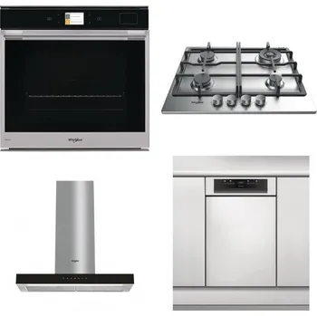 Set domácích spotřebičů WHIRLPOOL W9 OP2 4S2 H + WHIRLPOOL TKRL 661 IX EU + WHIRLPOOL WHBS 62F LT K + WHIRLPOOL WSBO 3O34 PF X