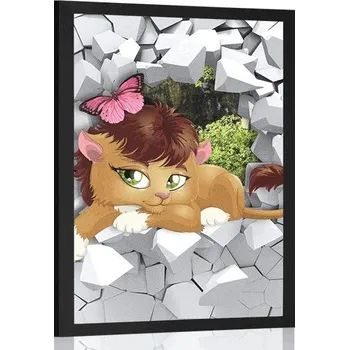 Plakát Dovido Plakát roztomilé lvíče