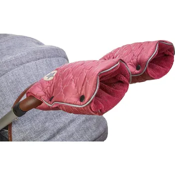 Fusak Little Angel Rukavice na kočár prošev MAZLÍK pár - starorůžová/starorůžová