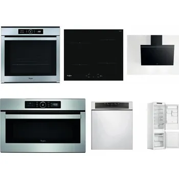 Set domácích spotřebičů WHIRLPOOL ABSOLUTE AKZM 8480 IX + WHIRLPOOL WS Q2760 BF + WHIRLPOOL AKR 62F LT K + WHIRLPOOL ABSOLUTE AMW 730 IX + WHIRLPOOL WBC 3C34 PF X + WHIRLPOOL WHC18 T311