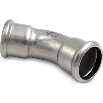 Příslušenství ke kompresoru INAIRCOM Oblouk 45° 76x76mm INOX PRESS