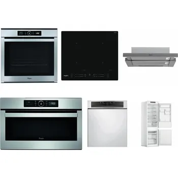 Set domácích spotřebičů WHIRLPOOL ABSOLUTE AKZM 8480 IX + WHIRLPOOL WL S7260 NE + WHIRLPOOL AKR 749/1 IX + WHIRLPOOL ABSOLUTE AMW 730 IX + WHIRLPOOL WBC 3C34 PF X + WHIRLPOOL WHC18 T311