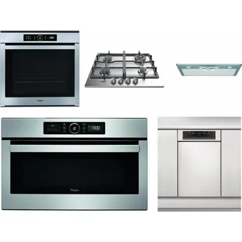 Set domácích spotřebičů WHIRLPOOL ABSOLUTE AKZM 8480 IX + WHIRLPOOL TKRL 661 IX EU + WHIRLPOOL AKR 650/1 IX + WHIRLPOOL ABSOLUTE AMW 730 IX + WHIRLPOOL WSBO 3O34 PF X