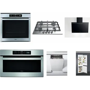 Set domácích spotřebičů WHIRLPOOL ABSOLUTE AKZM 8480 IX + WHIRLPOOL TKRL 661 IX EU + WHIRLPOOL AKR 62F LT K + WHIRLPOOL ABSOLUTE AMW 730 IX + WHIRLPOOL WSIC 3M27 C + WHIRLPOOL ART 66112