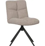 WOOOD Šedá otočná jídelní židle Darin