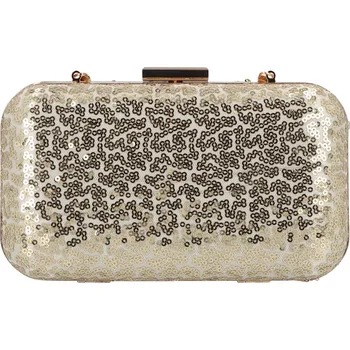 Kabelka Pevná dámská plesová taška s flitry Venancio, zlatá