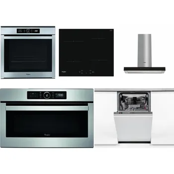 Set domácích spotřebičů WHIRLPOOL ABSOLUTE AKZM 8480 IX + WHIRLPOOL WS Q2760 BF + WHIRLPOOL WHBS 62F LT K + WHIRLPOOL ABSOLUTE AMW 730 IX + WHIRLPOOL WSIO 3O34 PFE X
