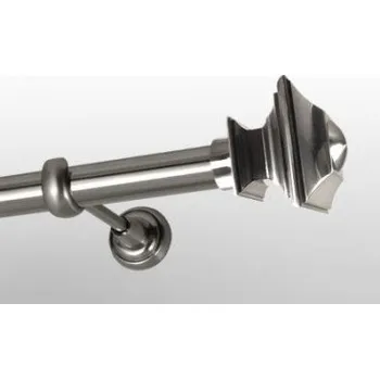 Efekt-nerezová oceľ Ø 25 mm - koncovka Verdi tyč hladká