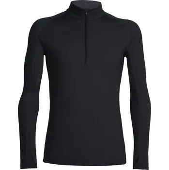 Icebreaker Men 200 Zone LS Half Zip - Black Velikost: XL