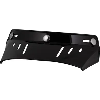 Helma na motorku Plochý kšilt oxygen, cassida (černý, cvakání na druky)