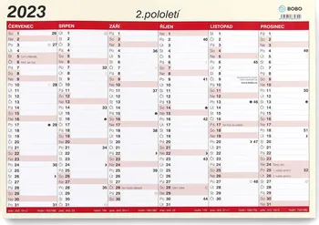 Kalendář BOBO Kalendář lístkový A3 2023