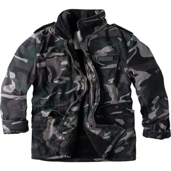 Ochranné vybavení na lov a střelbu SURPLUS® Textilien Bunda Paratrooper Winter Surplus®, Barva: Black Camo , Velikost: M