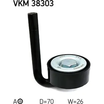 Napínák, žebrovaný klínový řemen SKF VKM 38303