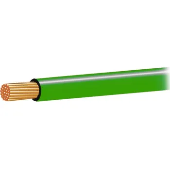 elektrický kabel Kabel CYA 1,0mm2 zeleny 450003 Z