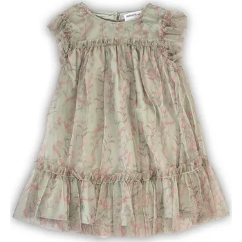 Dívčí šaty Minoti Secret 2 šedá 104-110