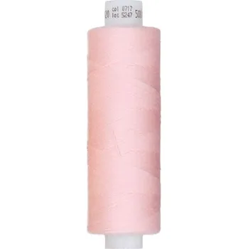 Nit Ariadna Polyesterová střižová nit Talia 120 500 m - 0717 - růžová
