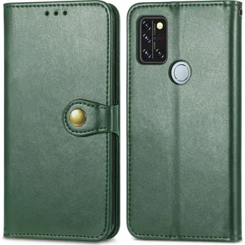 Pouzdro na tablet VSECHNONAMOBIL 35474 LEATHER BUCKLE Peňaženkový obal Umidigi A9 Pro zelený