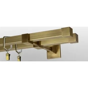 Garnýž Quadro dvojitá antik Zaslepka