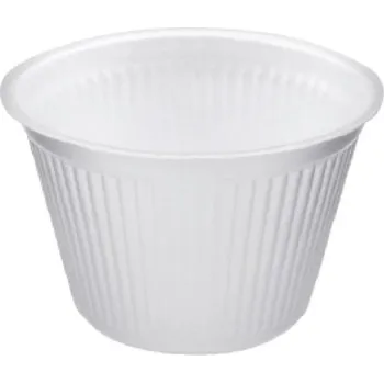 Jednorázové nádobí Miska termo XPS kulatá na polévku 460ml/ 50ks