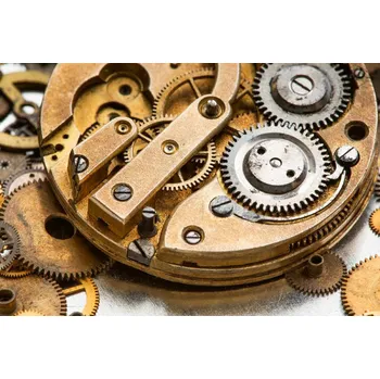 Fototapeta DIMEX | Vliesová fototapeta Starožitný chronometr MS-5-2076 | 375 x 250 cm| zlatá, žlutá, metalická, hnědá + Vliesová fototapeta na stěnu DIMEX Starožitný chronometr MS52076 v rozměru 375 x 250 cm + lepidlo zdarma