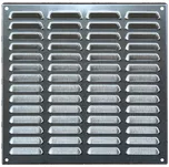 Větrací mřížka 340x340 mm nerezová (340*340 mm nerezová větrací mřížka)