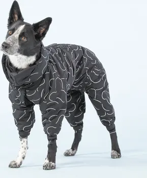 Obleček pro psa Paikka Zimní kombinéza černá