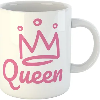 Hrneček s potiskem Queen - 330ml bílý