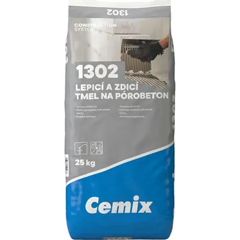 beton LB Cemix Cemix Tmel lepicí a zdicí na pórobeton 25kg