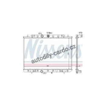 Motor automobilu Chladič motoru NISSENS 68724