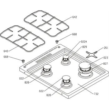 Příslušenství pro sporák Mora 222620 víko hořáku malé sporáku