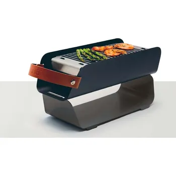 Stolní gril na dřevěné uhlí Una - různá barevná provedení Varianta: Šedý