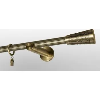 Antik Ø 19mm - Sevilla Držák jednoduchý simple tyč rýhovaná