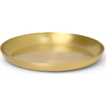 Basho Tray Round Brass