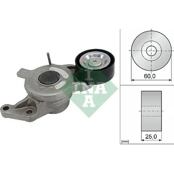 Napínák, žebrovaný klínový řemen INA 534 0657 10