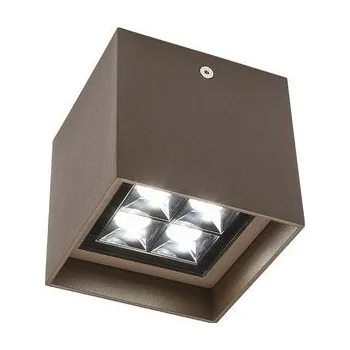 Venkovní osvětlení Redo 90230 HUB exteriérové stropní svítidlo POWER LED 12W | 605lm | 3000K | IP54 - hnědá + sada - Trio LED žárovka 2x10W | E27 | 3000K | 806lm