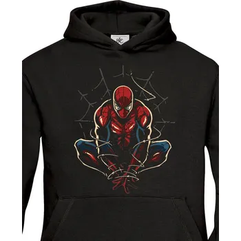 Dívčí mikina Dětská mikina Spider man, Barva Černá, Velikost 146-152, Canvas Dětská mikina Bezvatriko.cz 0862