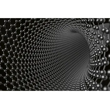 Fototapeta DIMEX | Vliesová fototapeta Struktura uhlíkových nanotrubic MS-5-2596 | 375 x 250 cm | bílá, černá + Vliesová fototapeta na stěnu DIMEX Struktura uhlíkových nanotrubic MS52596 v rozměru 375 x 250 cm + lepidlo zdarma
