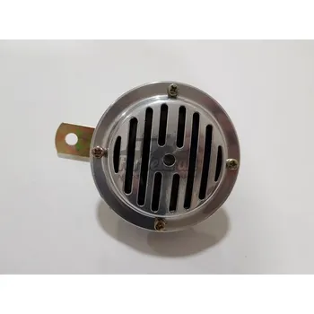 Klakson - houkačka elektrická 12V kulatá chrom ; SP90R12VH (SP90R12VH)