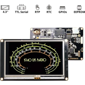 Elektronická stavebnice Nextion orig. Enhanced NX4827K043 4.3" 480 x 272 TFT displej