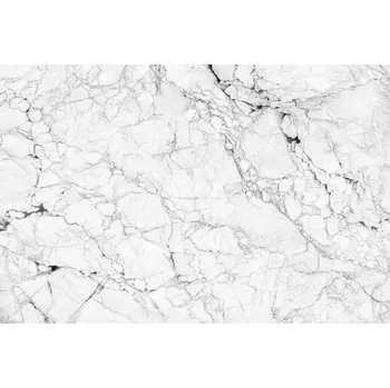 Fototapeta DIMEX | Vliesová fototapeta Textura bílého mramoru MS-5-2476 | 375 x 250 cm | bílá, černá + Vliesová fototapeta na stěnu DIMEX Textura bílého mramoru MS52476 v rozměru 375 x 250 cm + lepidlo zdarma