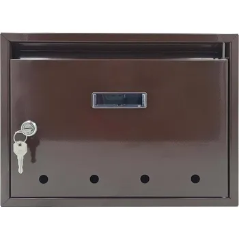 Železářství Poštovní schránka Pavel 32x24x6cm - hnědá