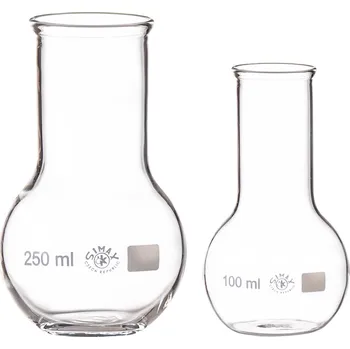Laboratorní baňka Baňka s plochým dnem, širokohrdlá titrační, SIMAX, Objem [ml]: 500