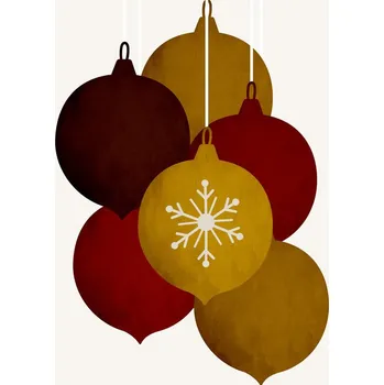 Plakát Plakát, Obraz - Jingle Bells (No. 3), Kubistika